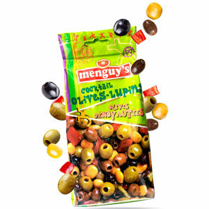 MENGUY'S Olives vertes dénoyautées aux lupins