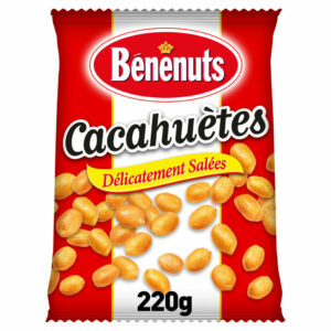 Cacahuètes délicatement salées 220g
