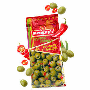 MENGUY'S Olives vertes farcies piment Espelette